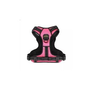 MASBRILL Pink Reflective Dog Harness No Pull With Handle, Breathable Padded XL